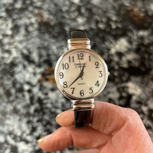 Bass Silver and Black Watch